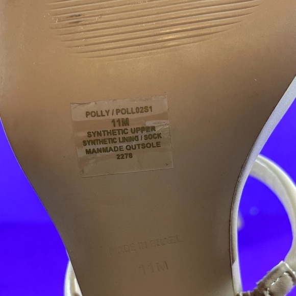 Steve Madden Women's Nude Polly Natural Platform Heel Slide Sandals Shoe Size 11 - Picture 8 of 8